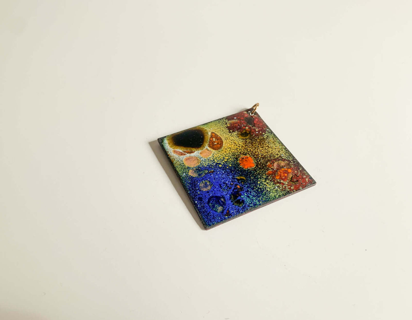 Space Age enameled pendant, Finland 1970s