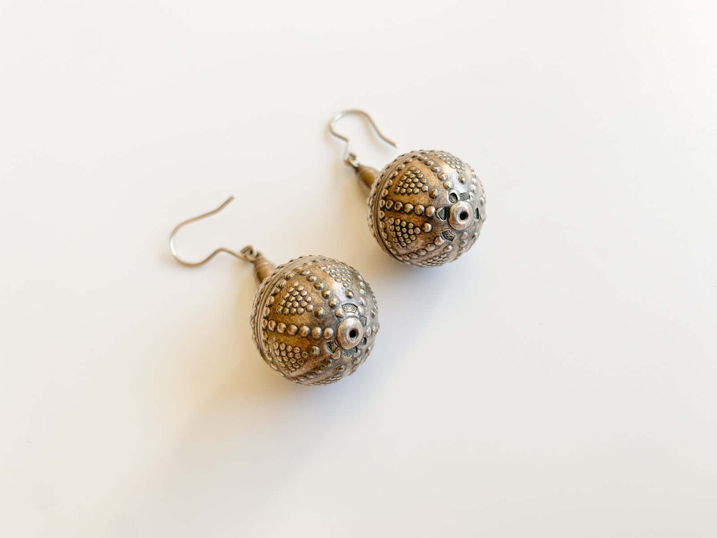 Kalevala Koru Halikko silver earrings, Finland