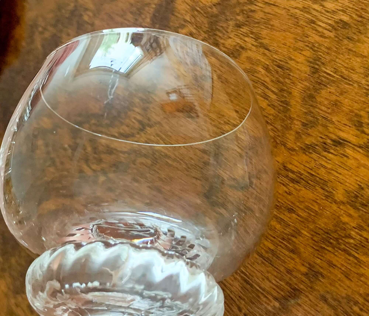 Vintage set of 6 cocktail glasses Monrepos, design Heikki Orvola, Nuutajarvi Finland 1979-80