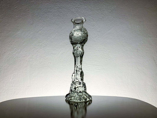 Vintage figurine - candle holder Kasvimaalla, 26 cm, Humppila Finland
