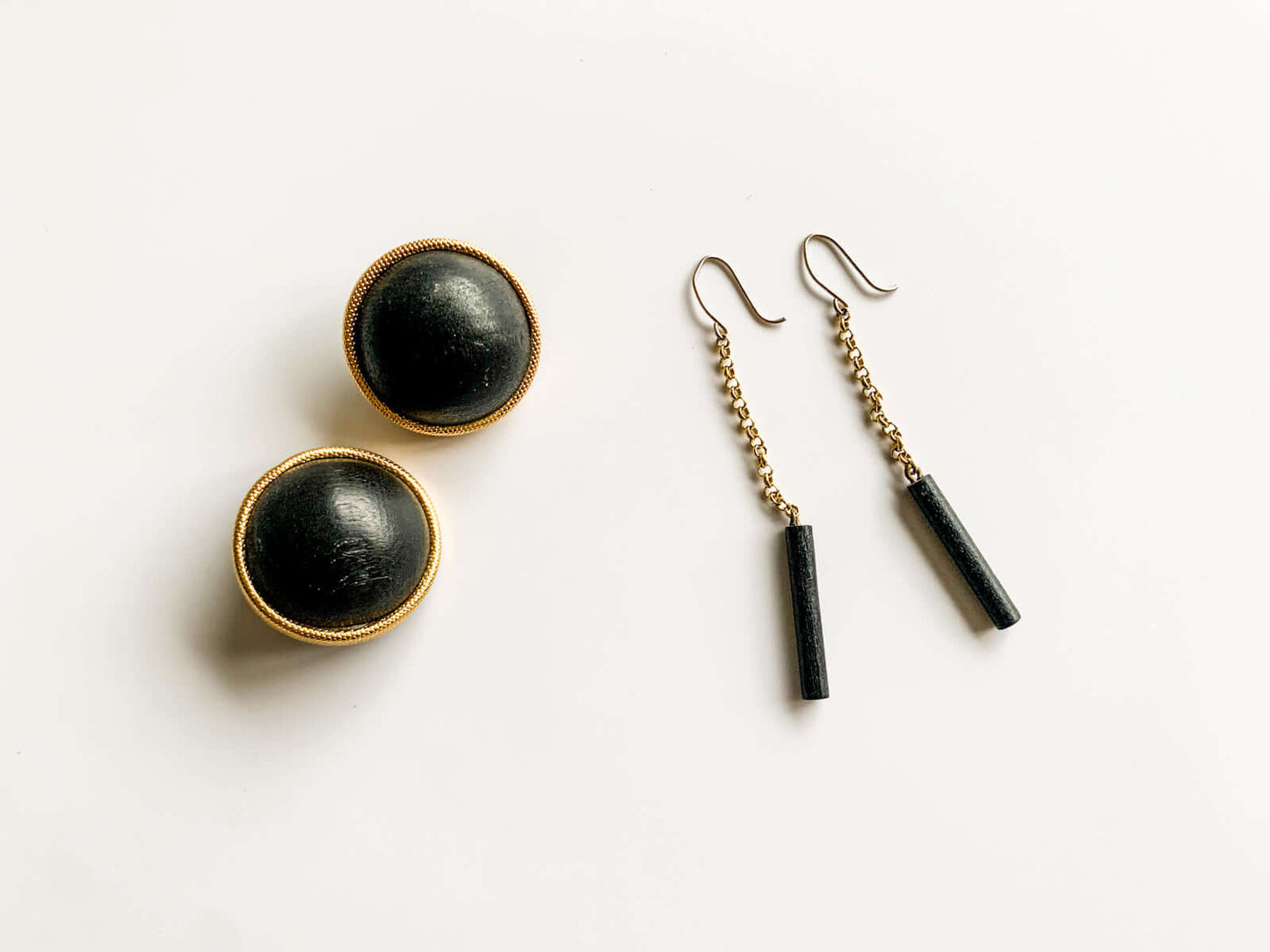 Aarikka Finland, Black wooden dome clips