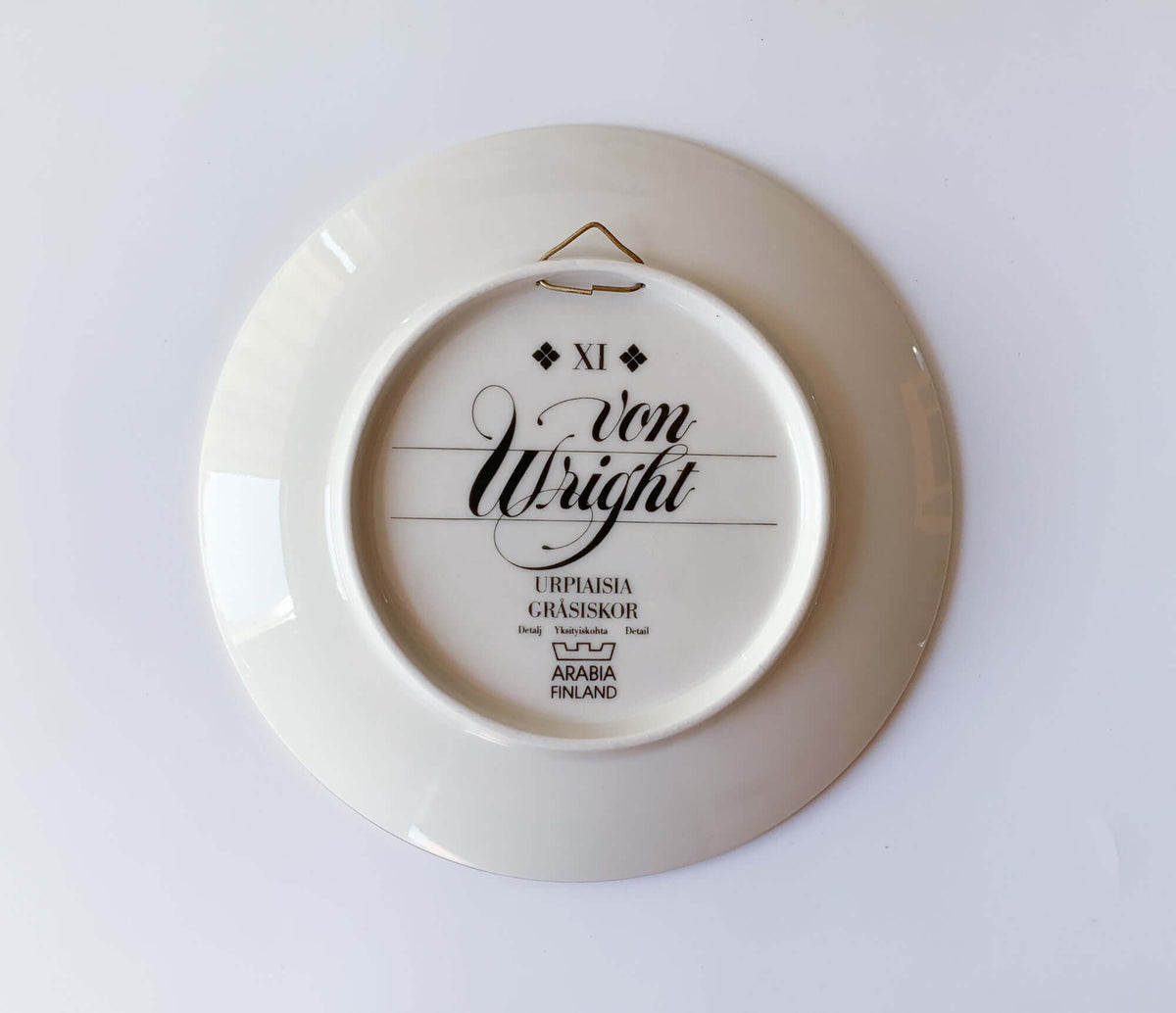 Arabia Redpolls plate | von Wright