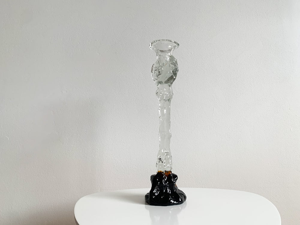 Art glass figurine Kasvimaalla design Pertti Sarpaneva