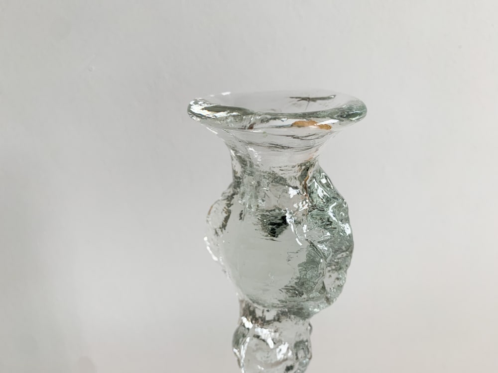 Handmade vintage Finnish glass art