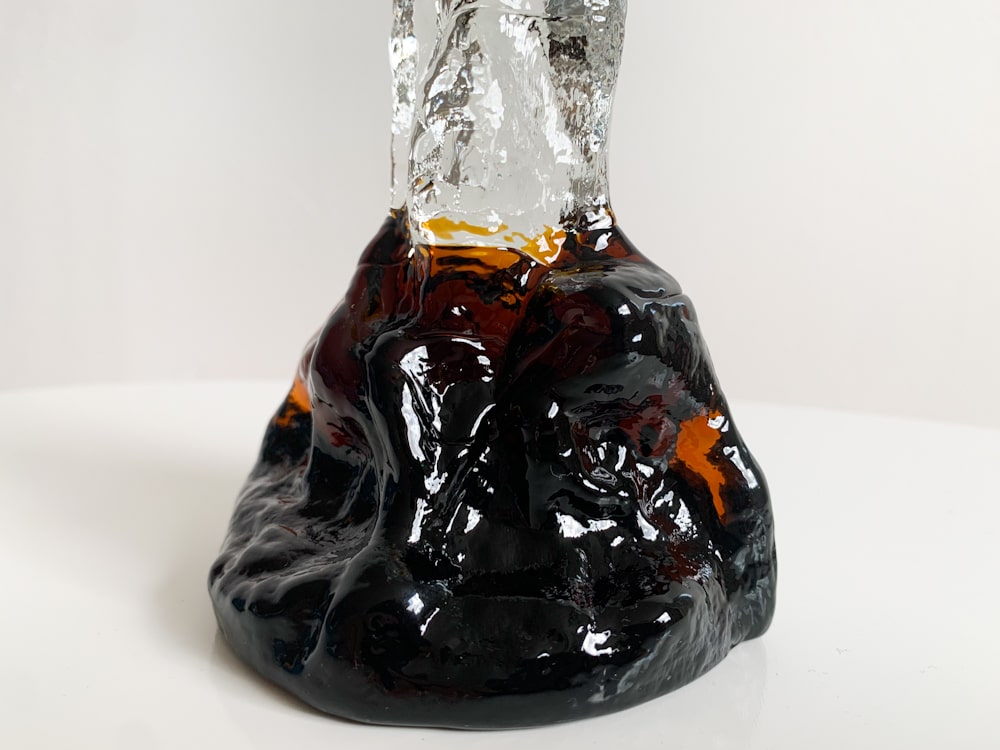 Amber glass vintage decor Midmod style