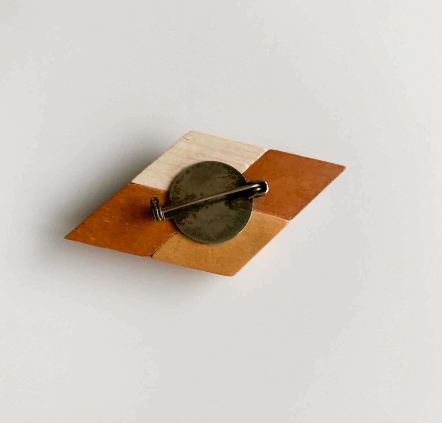 Aarikka Finland | Wooden 4 Element Brooch