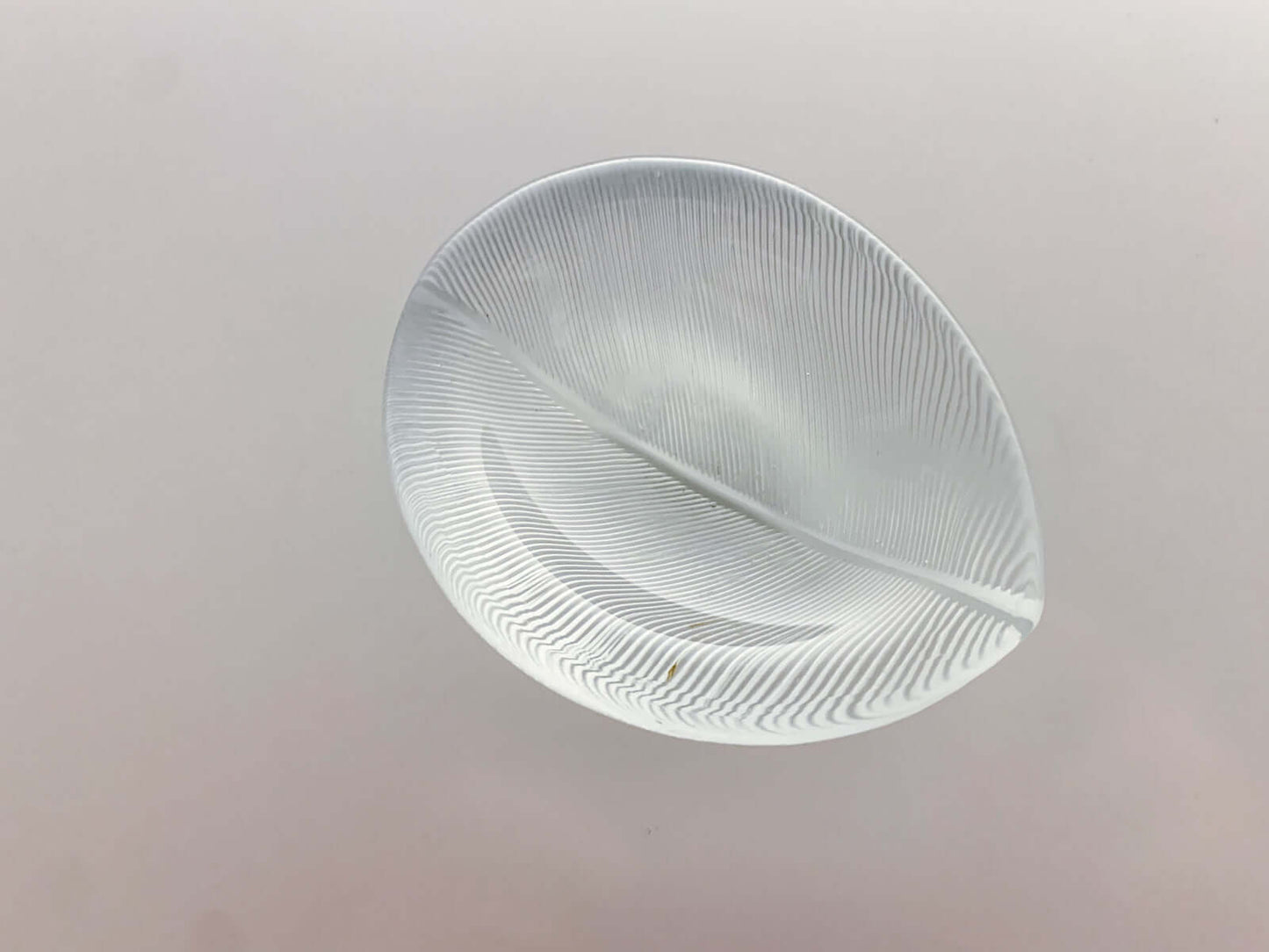 Iittala Tapio Wirkkala, Lehti art glass object 3377 signed, 1950s