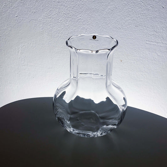 Iittala clear glass vase, Finland
