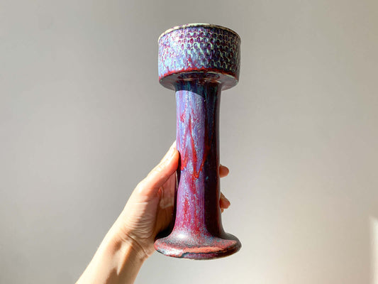 Vintage Gustavsberg Studio Stig Lindberg oxblood turquoise | Swedish design