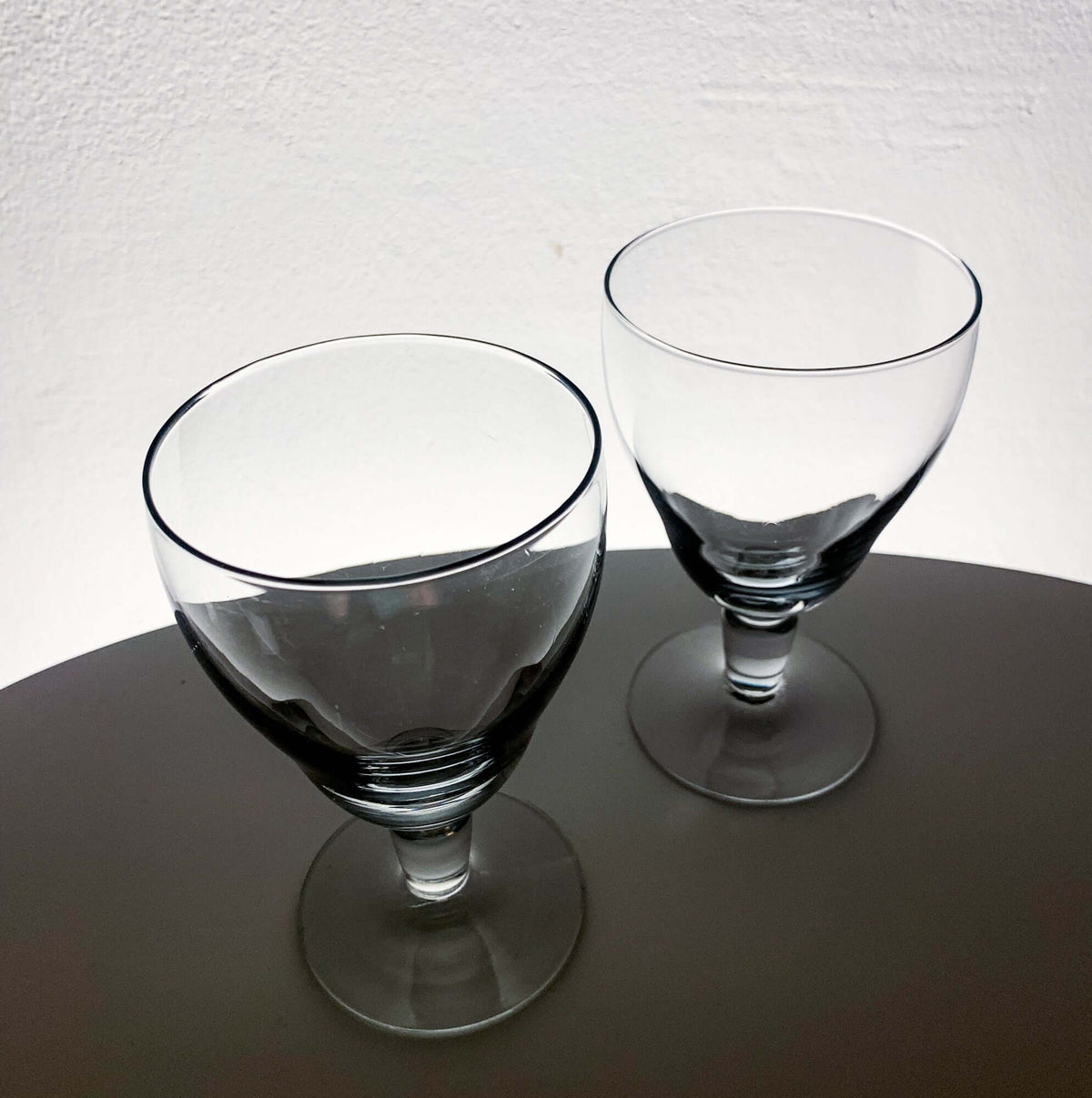 Henry Ericsson “H.E” 2 wine glasses | Riihimäki 1920s