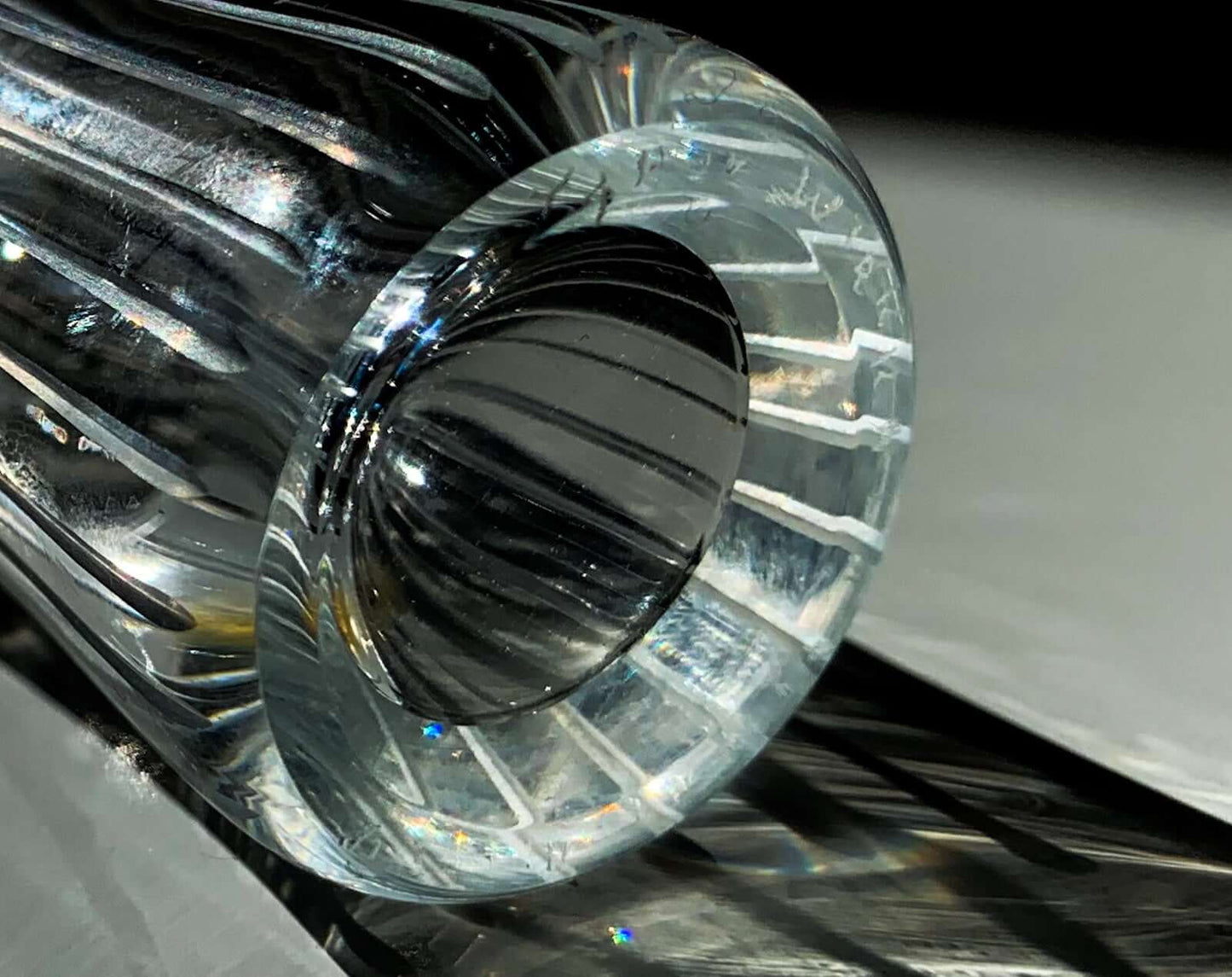 Iittala Tapio Wirkkala, Varsanjalka Art glass vase signed, 1950s