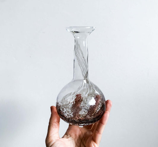Bjorn Weckstrom, Kanerva vase bottle, Nuutajarvi