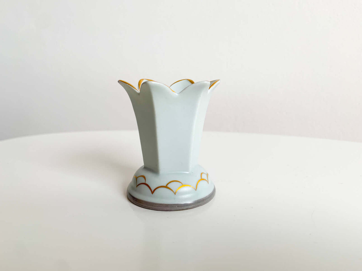 Vintage Arabia Korall cnadle holder 1920s | Molna Vintage