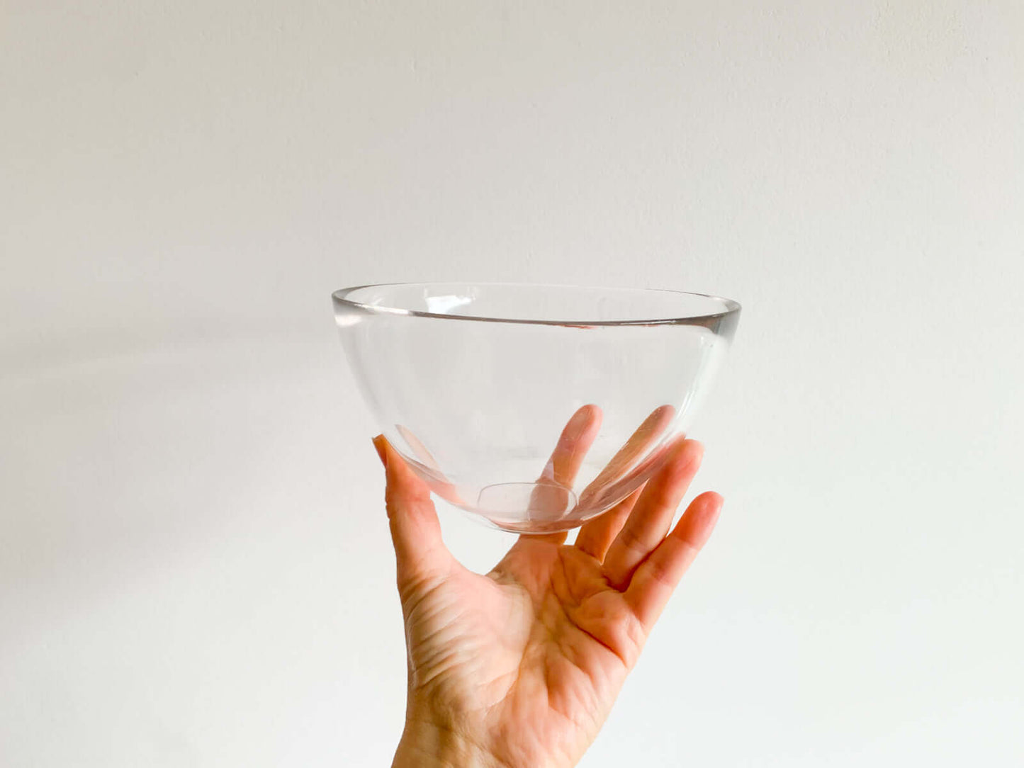 Sven Palmqvist Orrefors, Fuga bowl 1950s 16 cm
