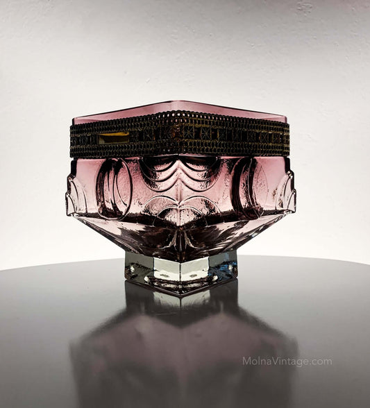 Brutalist glass bowl Lunar Eclipse | Pentti Sarpaneva