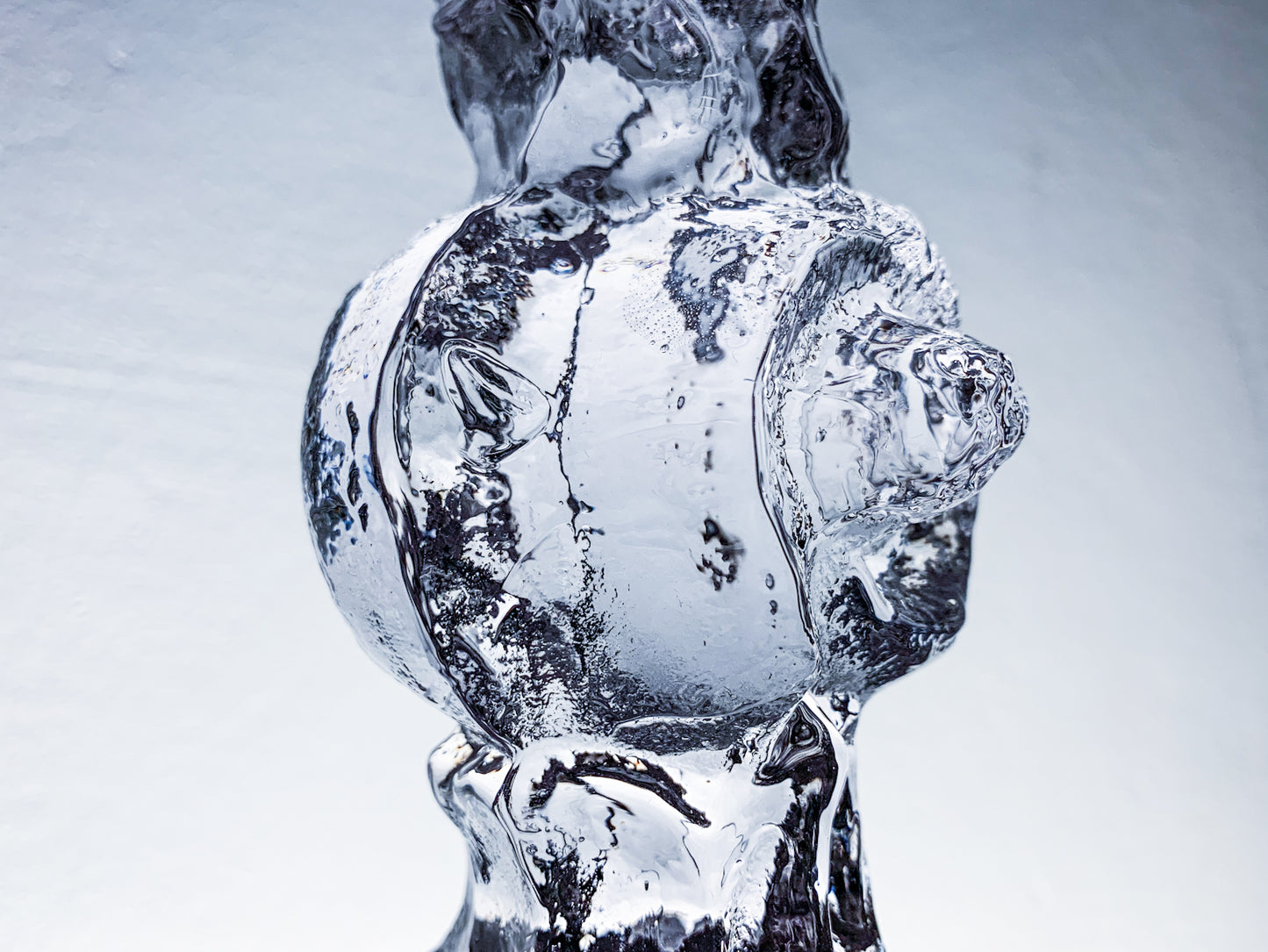 Brutalist figurine by Christer Sjogren, Lindshammar Sweden 1960s