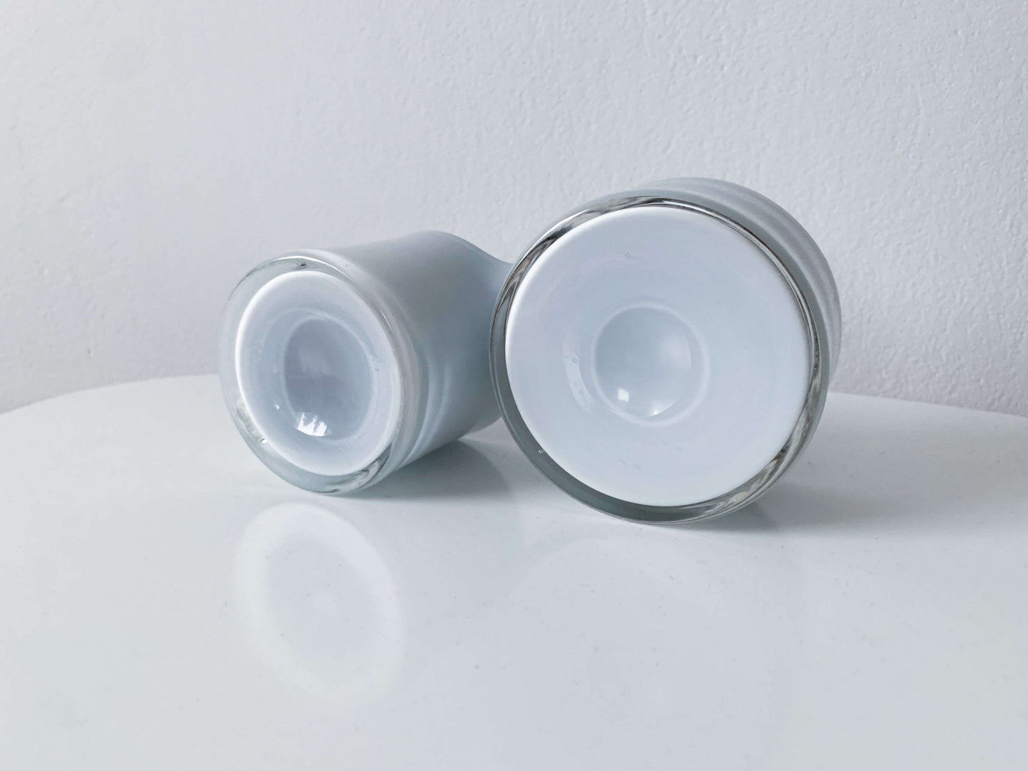Sugar bowl & creamer, Black & White series, designer Nanny Still, Riihimäki, 60s