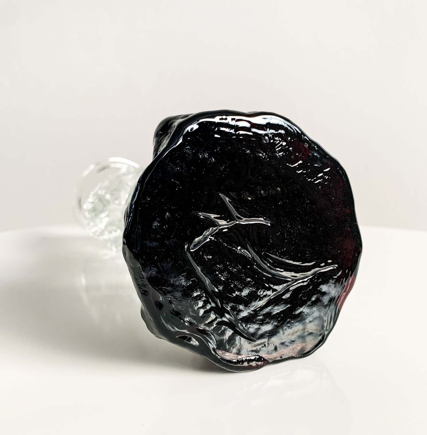 Art Glass Candle Holder & Figurine, 20 cm, Humppila Finland