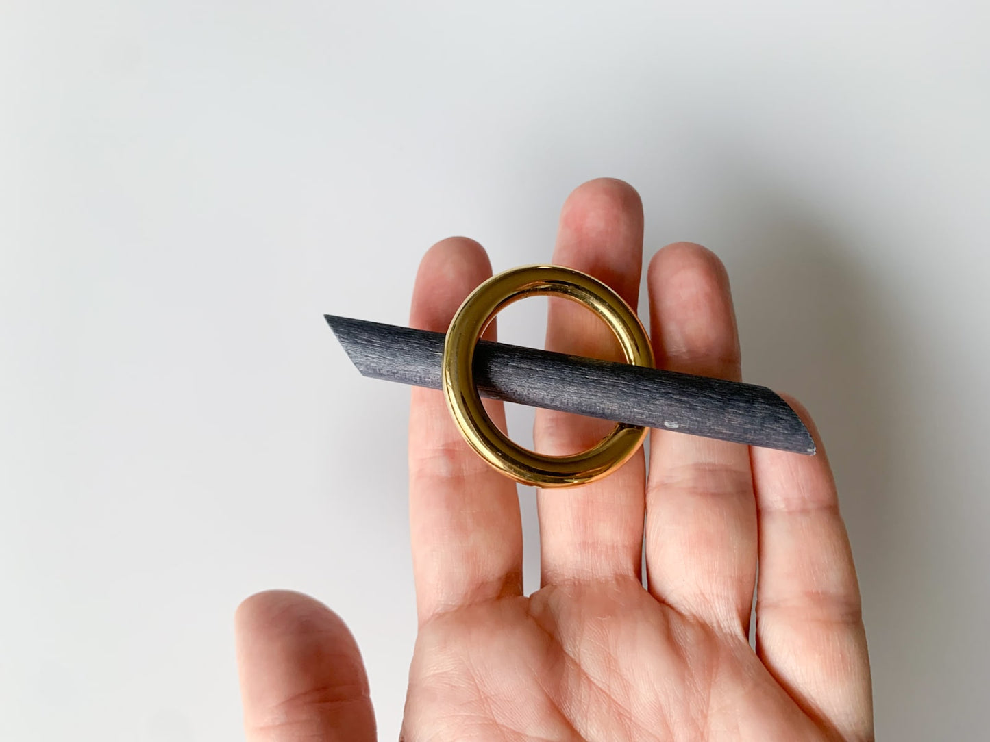 Handcrafted Minimalist brooch pin
