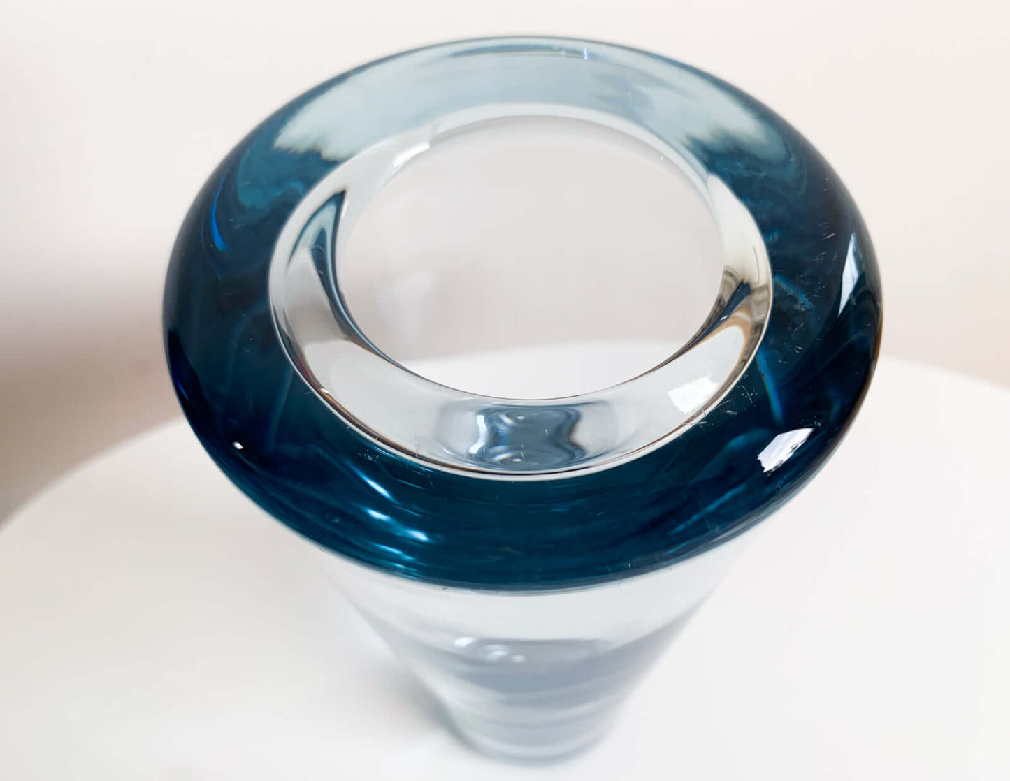 Per Lutken Holmegaard, vase Umanak Aqua 18 cm