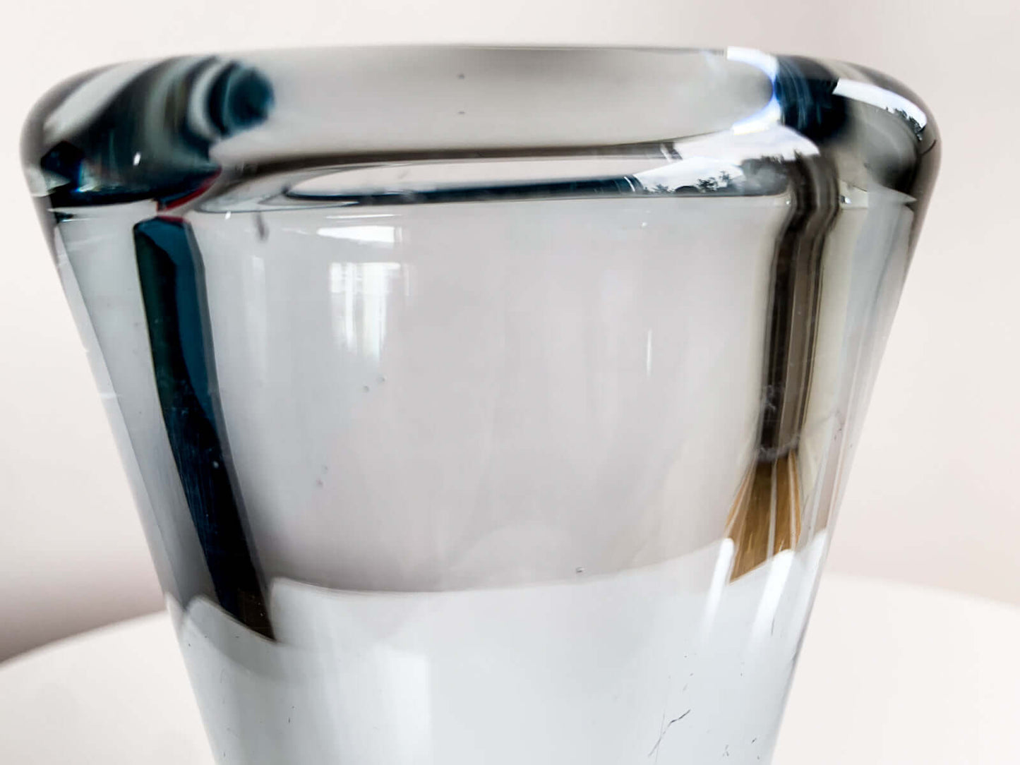 Per Lutken Holmegaard, vase Umanak Aqua 18 cm