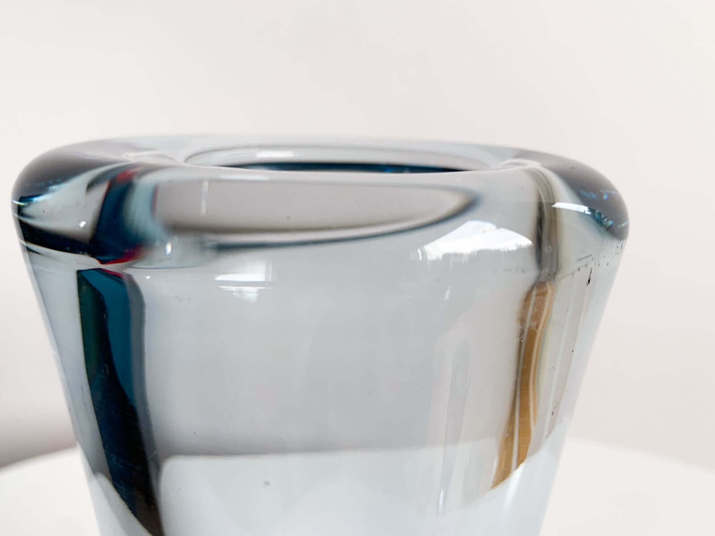 Per Lutken Holmegaard, vase Umanak Aqua 18 cm