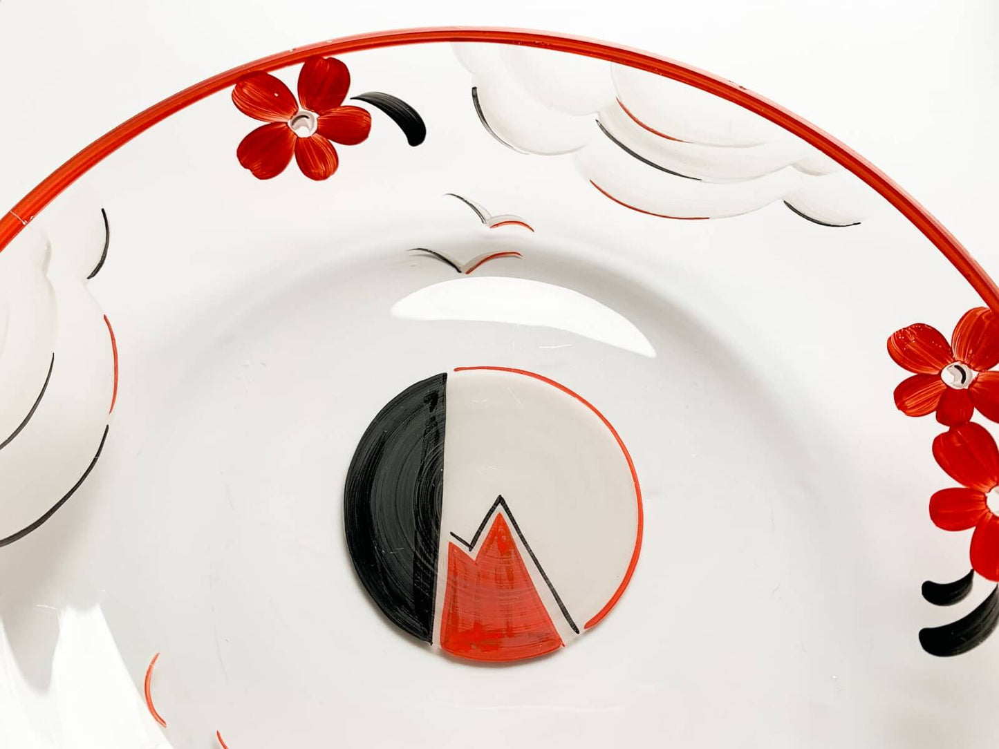 Bauhaus style, Art Deco, Avant-garde Plate, Finland 1930s