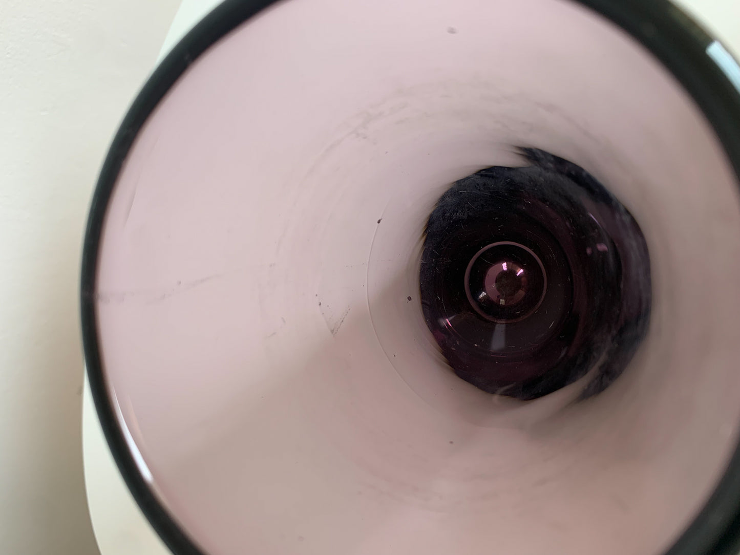 Iittala Loyto lilac vase, residue