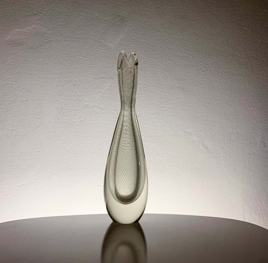 Mikko Helander Humppila | Bullicante crystal vase, Signed