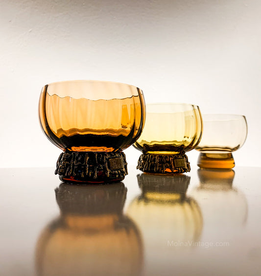 Kaarna Punch Glasses, Set of 3 | Pentti Sarpaneva