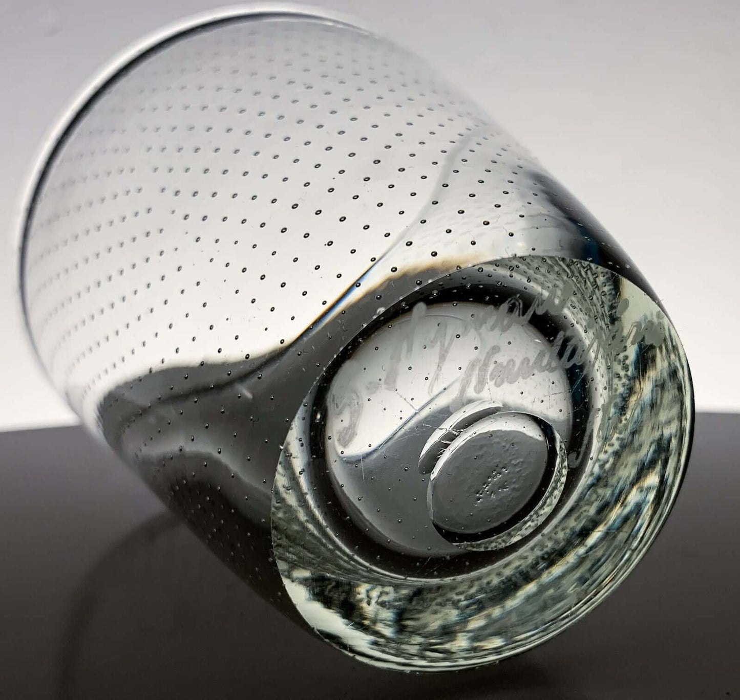 Gunnel Nyman | GN3 Bubble Glass Vase, Signed