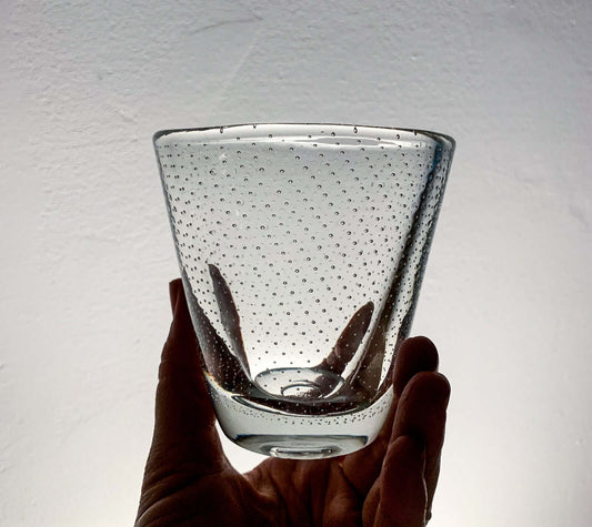 Gunnel Nyman | GN3 Bubble Glass Vase, Signed