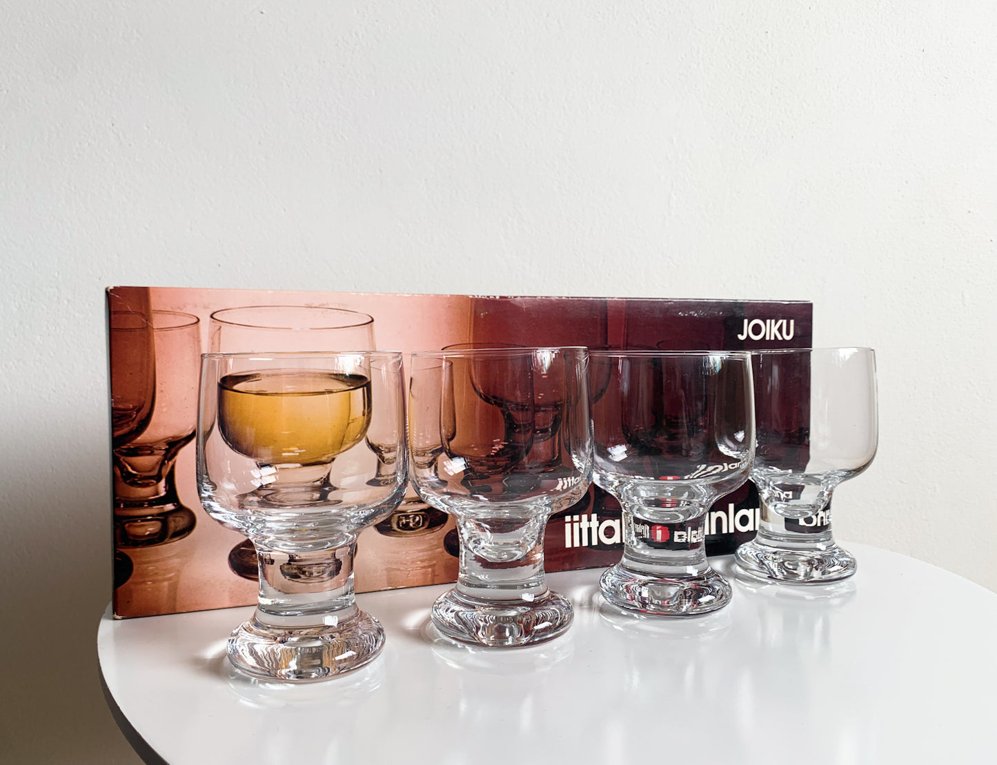 Set of glasses Joiku | Iittala Finland Tapio Wirkkala 1970s | Molna Vintage