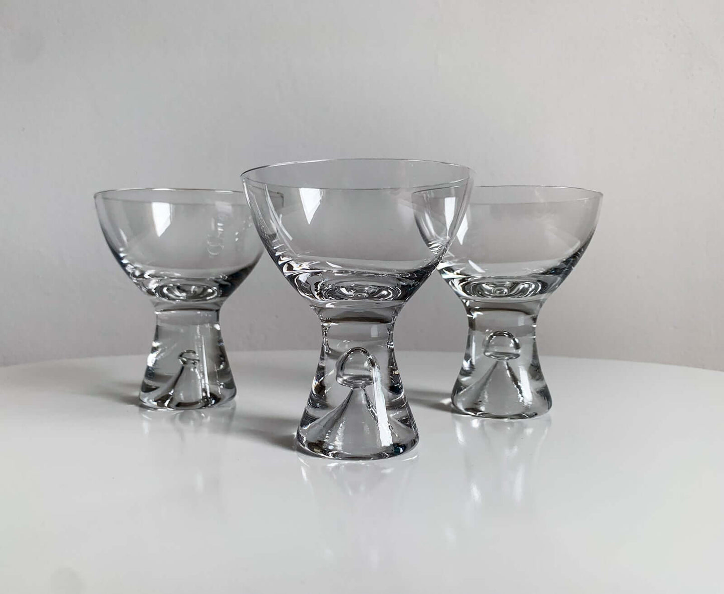 Tapio liquor glasses Iittala | Designer Tapio Wirkkala | Finnish vintage glass | Molna Vintage shop