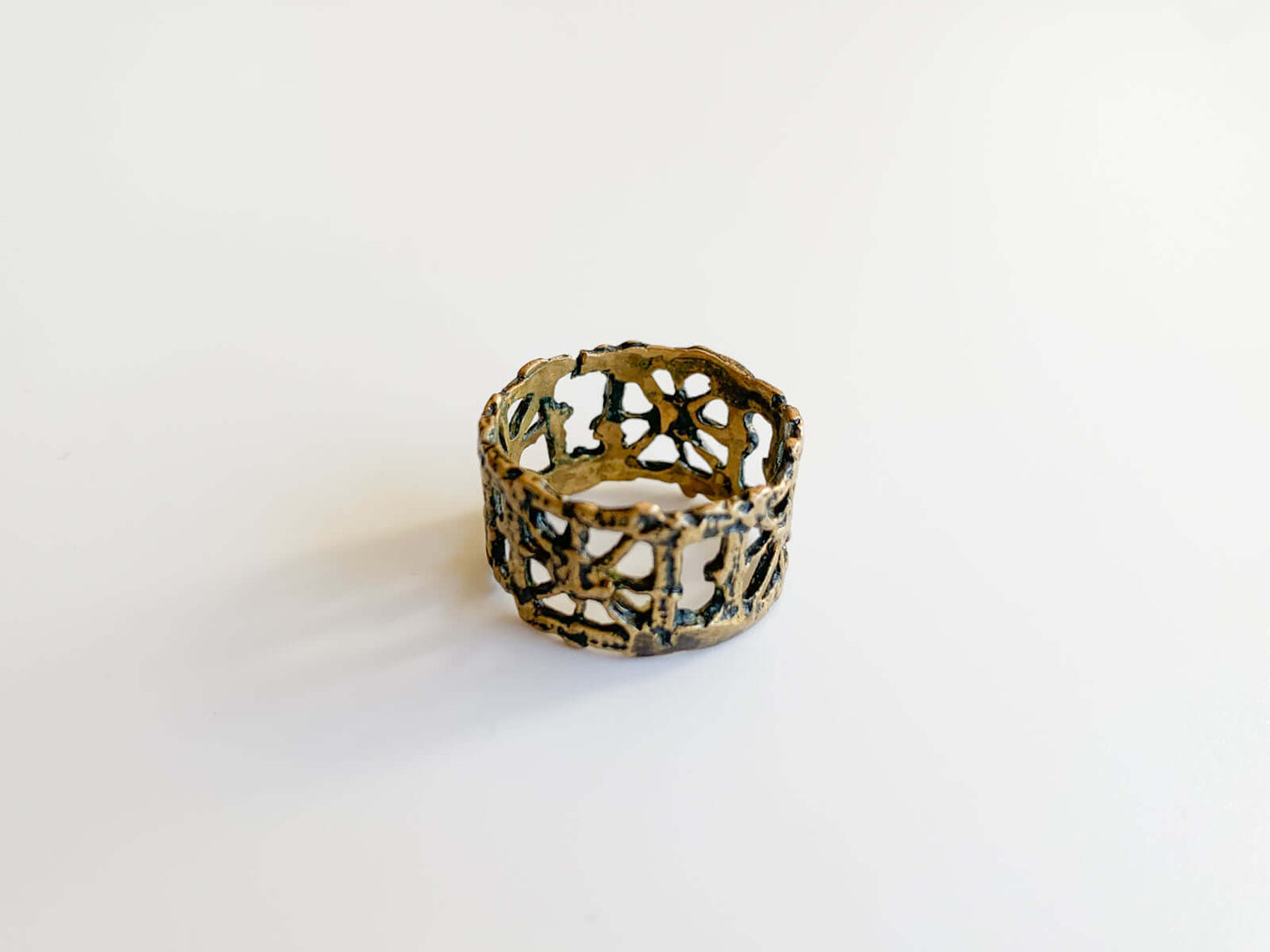 Vinatage Pitsi Pentti Sarpaneva | Bronze ring Space Age | Molna Vintage