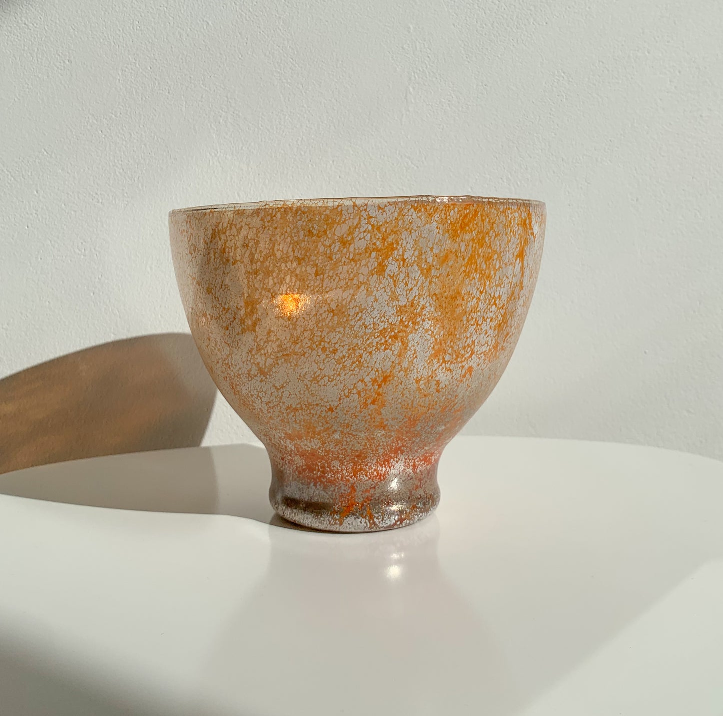Vintage Art Glass Vase Oiva Toikka Iridiscent | Pro Arte Nuutajarvi | Molna Vintage