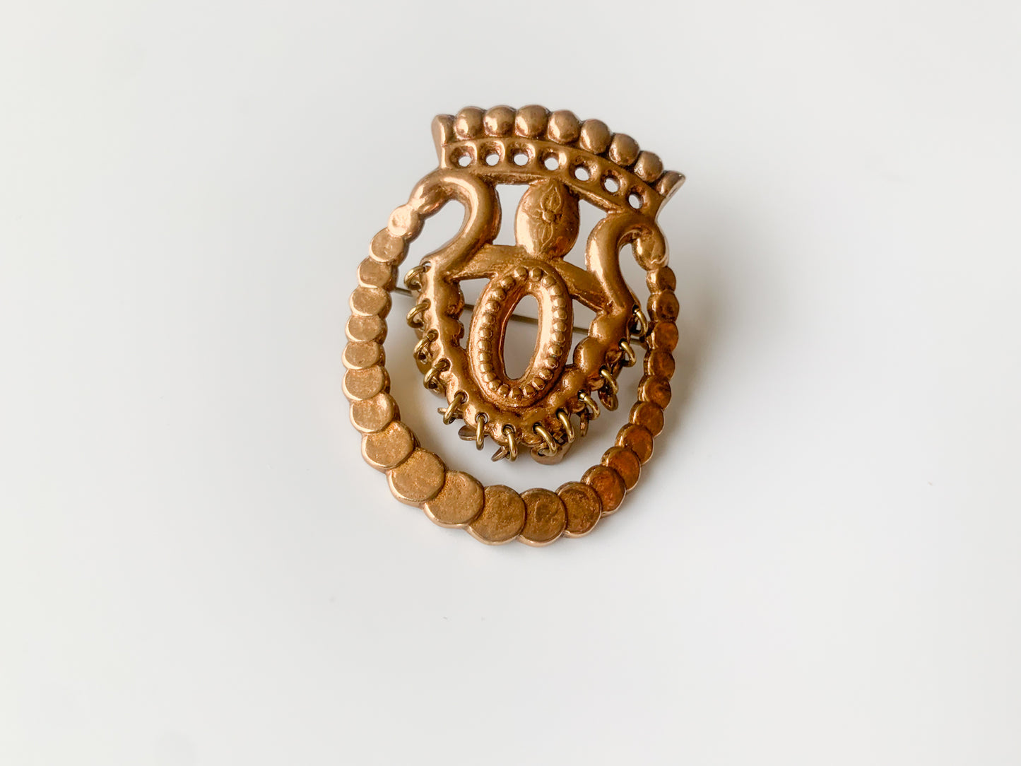 Vintage Bronze Brooch Solki 167 Ylistaro Kalevala | Molna Vintage