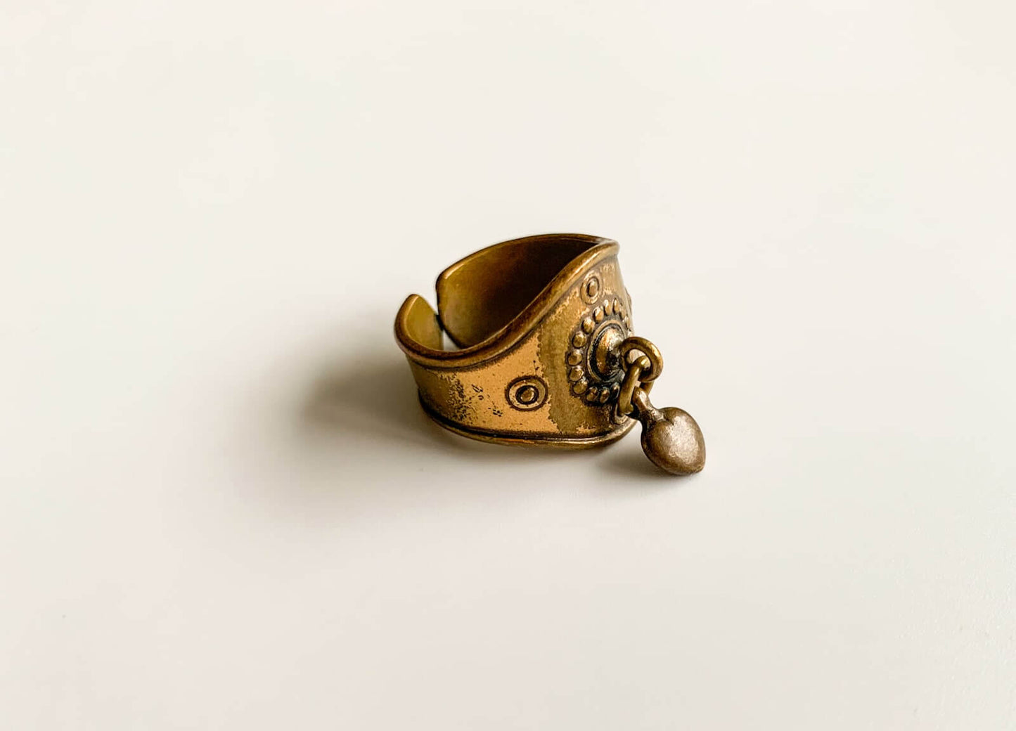Vintage Bronze Heart Ring Kalevala Finland | Molna Vintage