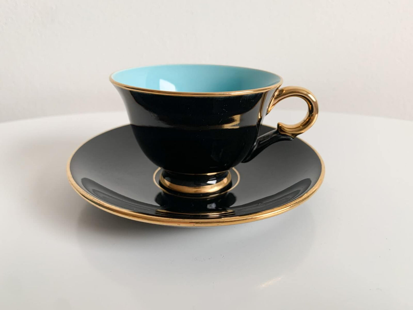 Vintage Harlequin Stavangerflint coffe cup saucer | Molna Vintage