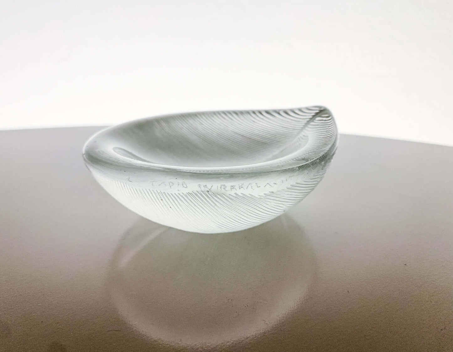 Vintage Iittala Lehti Crystal Decor Tapio Wirkkala | Molna vintage