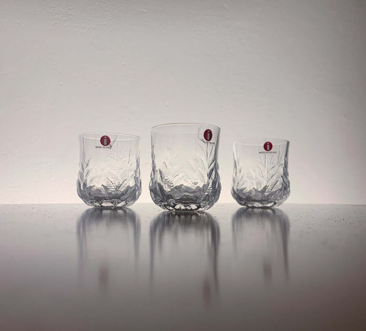 Vintage Iittala shot glass Koivu 1980s