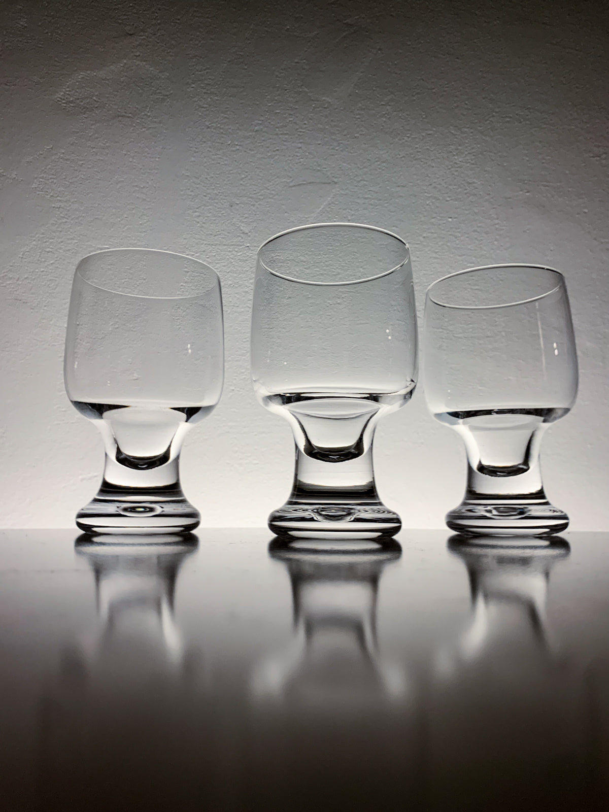 Tapio Wirkkala Iittala Finnland, Trio „Joiku“ Weingläser – Molna Vintage