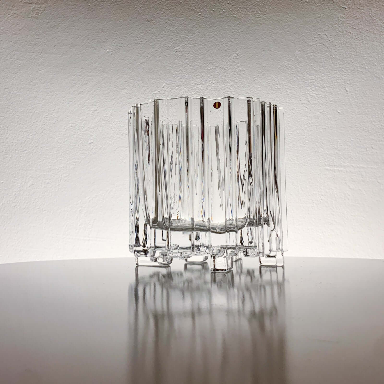 Tapio Wirkkala Iittala, Crystal Vase Arcadia 1970s Finland