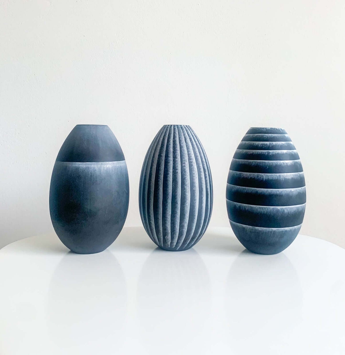 Vintage glass vases | Scandinavian glass | Orrefors Sweden