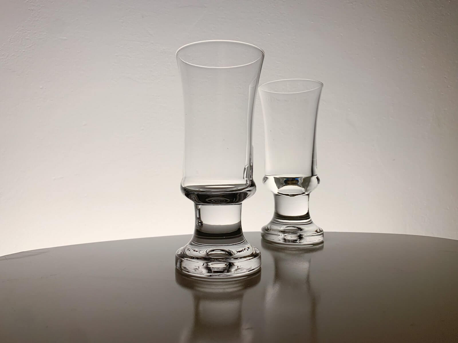 Vintage glasses Tavastia sparkling wine