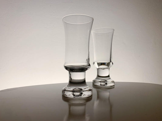 Vintage glasses Tavastia sparkling wine