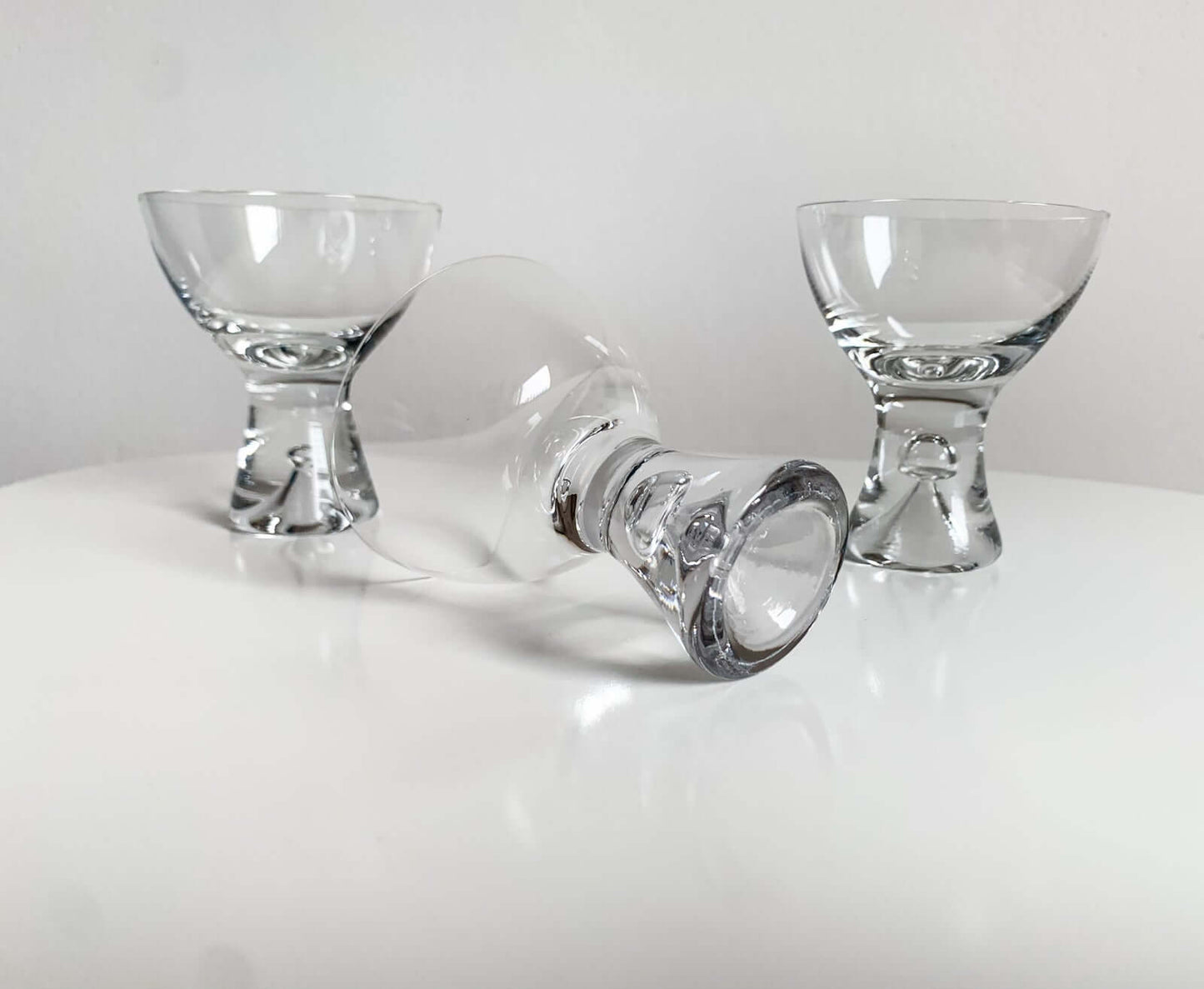 Vintage Tapio glasses Iittala | Designer Tapio Wirkkala | Finnish vintage glass | Molna Vintage shop