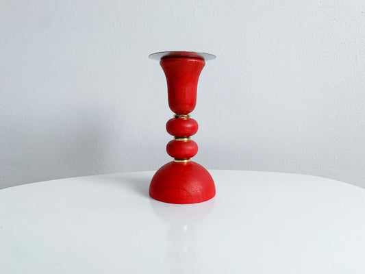 Wood Candleholder Aarikka Finland | Molna Vintage