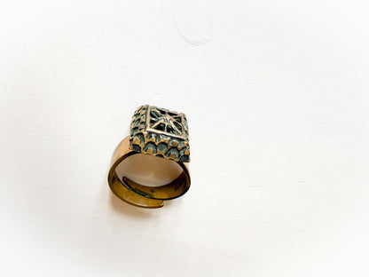 Bronze ring Pitsi by Pentti Sarpaneva