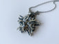 Brutalist pewter vintage pendant, design Tapani Vanhatalo, Finland